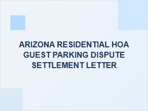 Resolving Arizona Hoa Guest Parking Disputes Through Mediation