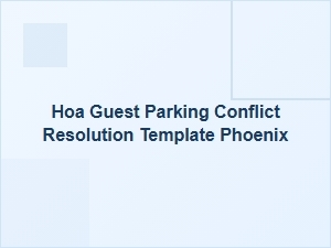 Resolving Hoa Guest Parking Conflicts in Phoenix